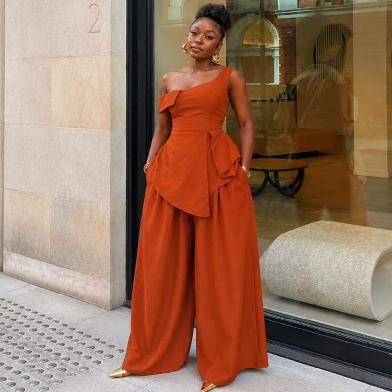 Blouse Off Shoulder - New Design African Fashion Women Two