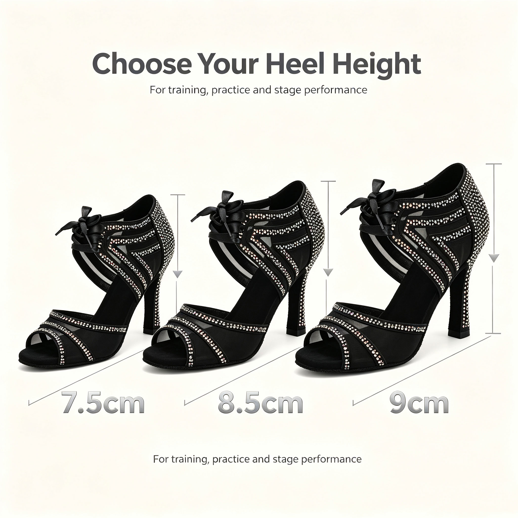 Ladies Latin Salsa Dance Shoes - đánh giá và giá Sandal Strappy Heeled