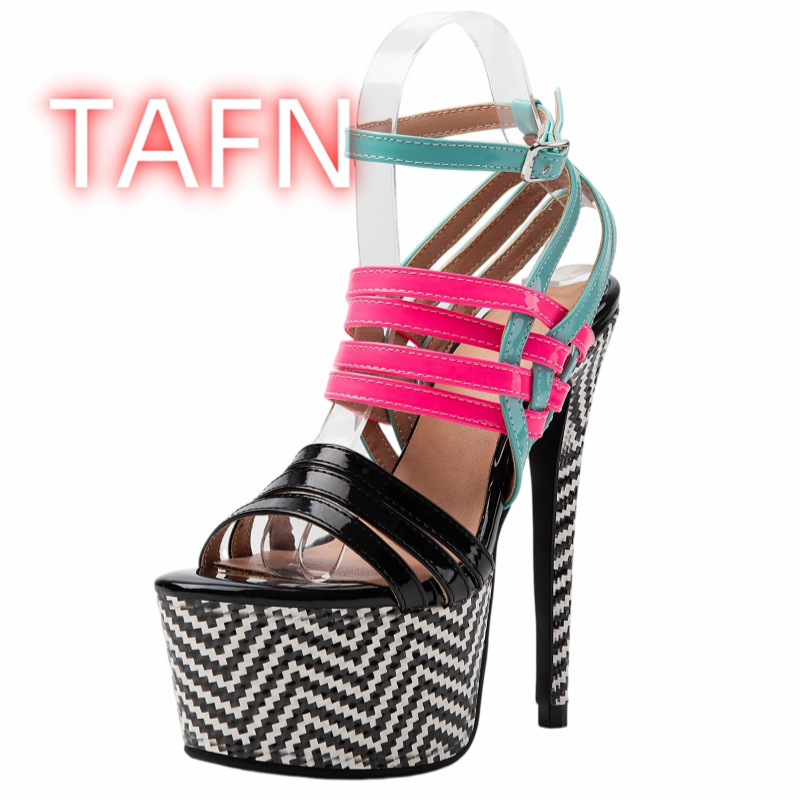 Multicolor Strappy Heels Women - đánh giá và giá Sandal Strappy Heeled