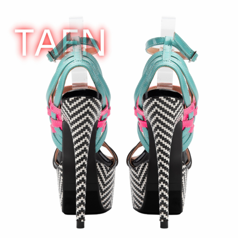 Multicolor Strappy Heels Women - đánh giá và giá Sandal Strappy Heeled