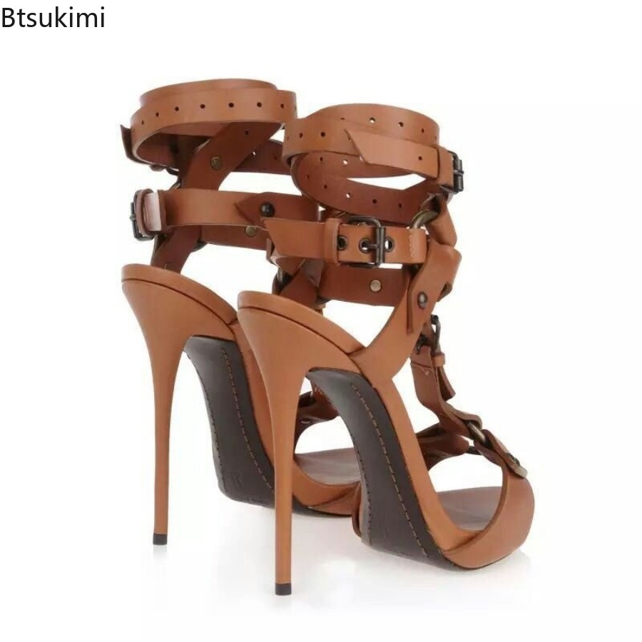 Sexy Circle Cross Strappy Glad - đánh giá và giá Sandal Strappy Heeled