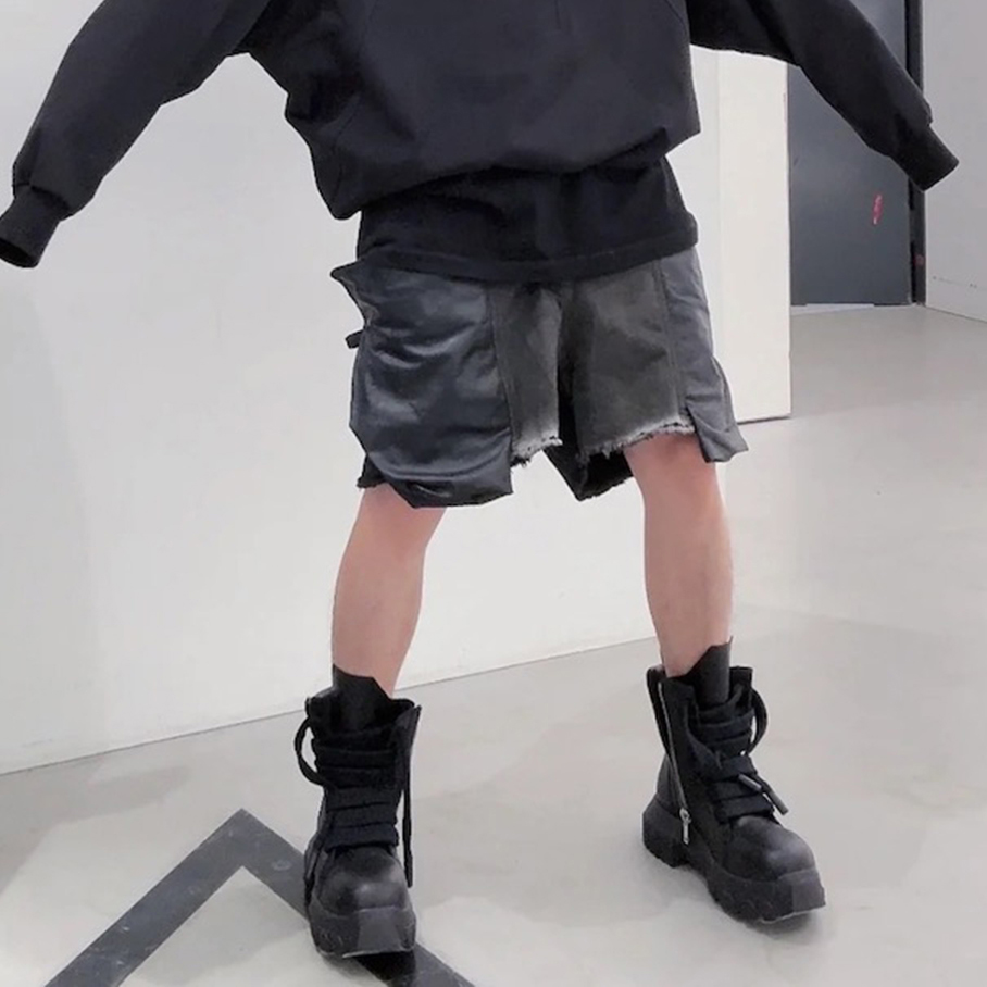 Streetwear New Summer Brush Wa - đánh giá và giá Shorts Denim Frayed