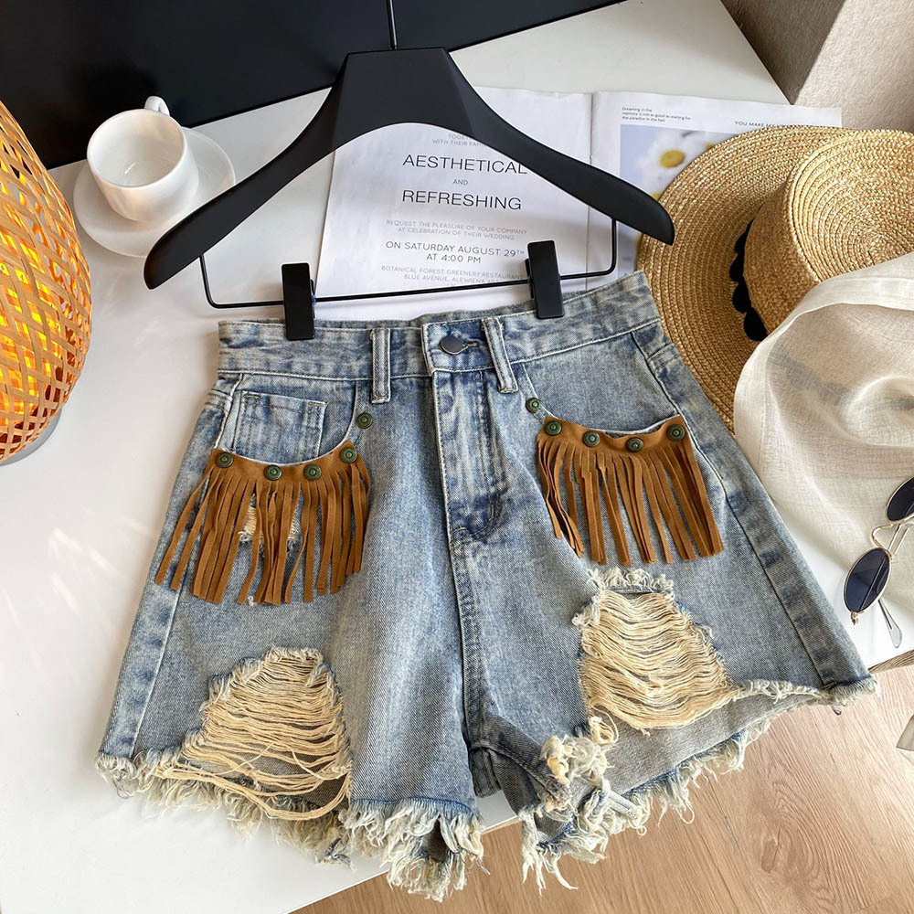 Fashion Hot Shorts Sexy Fringe - đánh giá và giá Shorts Denim Frayed