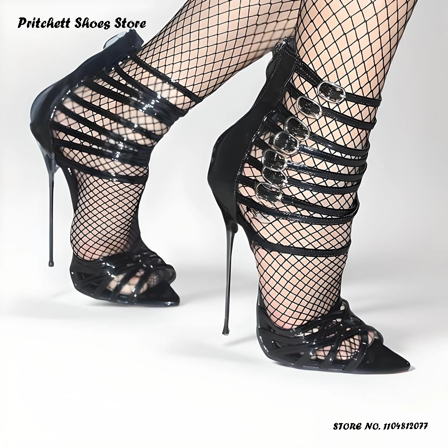 Women's Patent Leather Strappy - đánh giá và giá Sandal Strappy Heeled