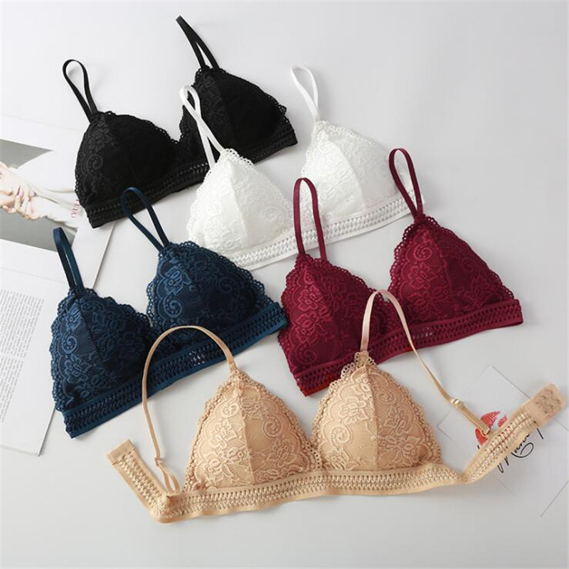 2026 Women's Bra New French Tr - đánh giá và giá Bralette Triangle Set
